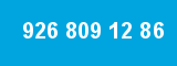 926 809 12 86 926 809 12 86